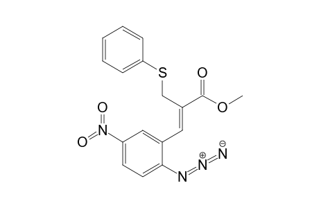 (Z)-Methyl 3-(2-azido-5-nitrophenyl)-2-(phenylthiomethyl)propenoate