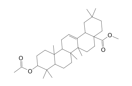 Olean-12-en-28-oic acid, 3-(acetyloxy)-, methyl ester, (3beta)-