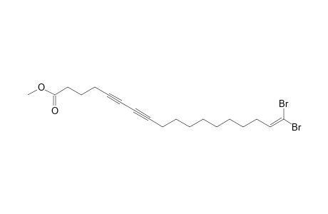 18,18-DIBROMO-17-OCTADECENE-5,7-DIYNOIC-ACID-METHYLESTER