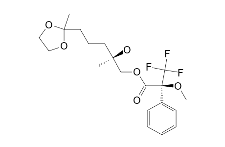 (R,S)-2-(4-Hydroxy-4-methyl-5(2S)-3,3,3-trifluoro-2-methoxy-2-phenylpropanoyloxy)pentyl)-2-methyl-1,3-dioxolane