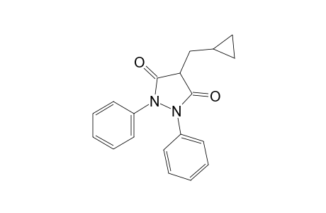 4-(cyclopropylmethyl)-1,2-diphenyl-3,5-pyrazolidinedione