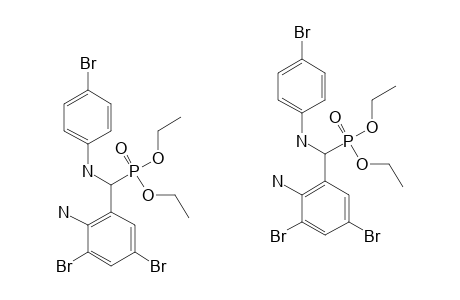 DIETHYL-(2-AMINO-3,5-DIBROMOPHENYL)-(4-BROMOPHENYLAMINO)-METHYL-PHOSPHONATE