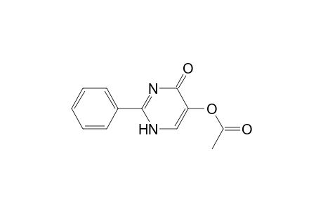 4(1H)-Pyrimidinone, 5-(acetyloxy)-2-phenyl-