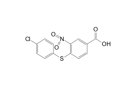 4-[(p-chlorophenyl)thio]-3-nitrobenzoic acid