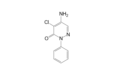 5-amino-4-chloro-2-phenyl-3(2H)-pyridazinone