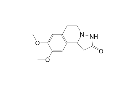 8,9-Dimethoxy-1,2,3,5,6,10b-hexahydro-pyrazolo(3.2-A)isoquinolin-2-one