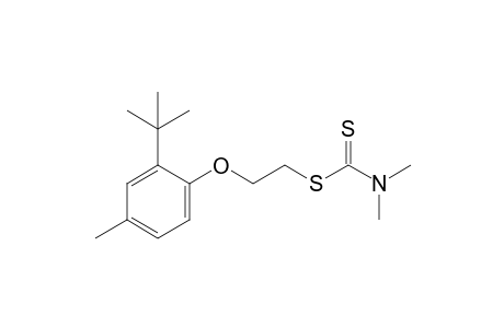 dimethyldithiocarbamic acid, 2-(2-tert-butyl-p-tolyloxy)ethyl ester