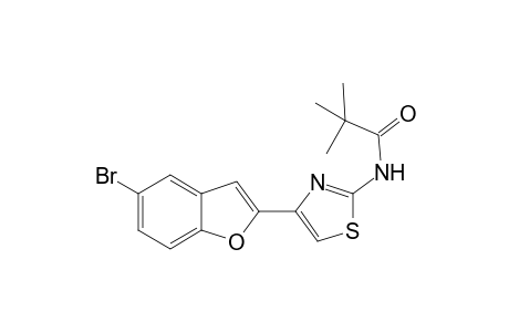 5-Bromo-2-[2'-(2'',2''-dimethylpropanamido)thiazol-4'-yl]-benzo[b]furan