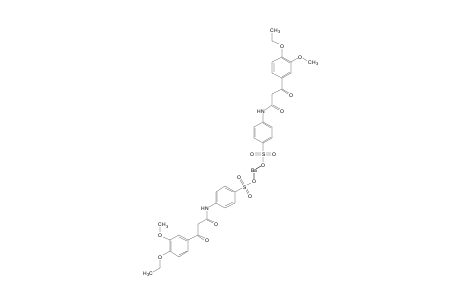 p-[2-(4-ETHOXY-3-METHOXYBENZOYL)ACETAMIDO]BENZENESULFONIC ACID, BARIUM SALT