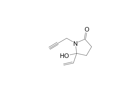 5-Ethenyl-5-hydroxy-1-prop-2-ynyl-2-pyrrolidinone