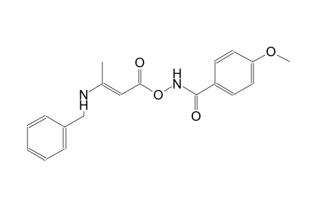 benzamide, 4-methoxy-N-[[(2E)-1-oxo-3-[(phenylmethyl)amino]-2-butenyl]oxy]-