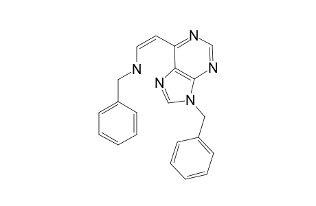 (Z)-9-BENZYL-6-[2-(BENZYLAMINO)-VINYL]-PURINE