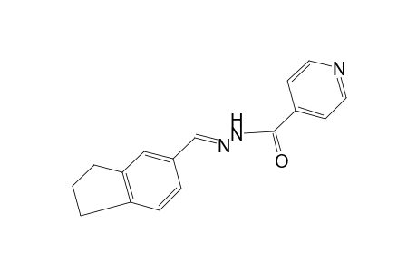 isonicotinic acid, [(5-indanyl)methylene]hydrazide