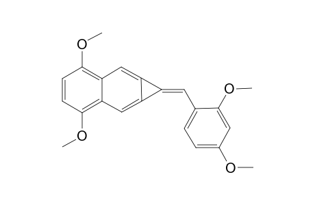 1-[2,4-DIMETHOXYPHENYL)-METHYLIDENE]-3,6-DIMETHOXY-1H-CYClOPROPA-[B]-NAPHTHALENE