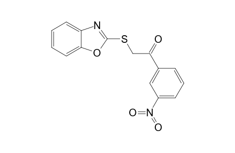 2-(1,3-Benzoxazol-2-ylsulfanyl)-1-(3-nitrophenyl)ethanone