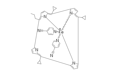 BIS-(4-CYANOPYRIDINE)-(MESO-PROPYL-TRICYClOPROPYLPORPHYRINATO)-IRON-(III);FE(T(C)PRP)(4-CNPY)2