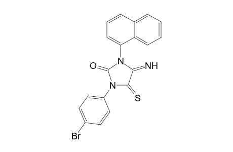 1-(4-Bromophenyl)-4-imino-3-(naphthalen-1-yl)-5-thioxoimidazolidin-2-one