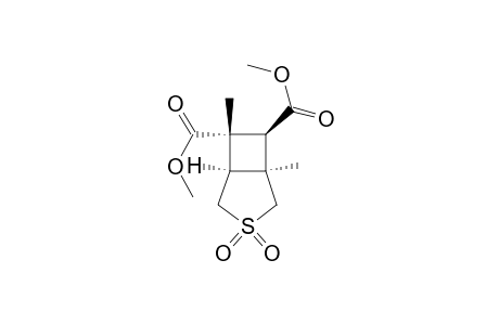 3-Thiabicyclo[3.2.0]heptane-6,7-dicarboxylic acid, 1,6-dimethyl-, dimethyl ester, 3,3-dioxide, (1.alpha.,5.alpha.,6.alpha.,7.beta.)-(.+-.)-