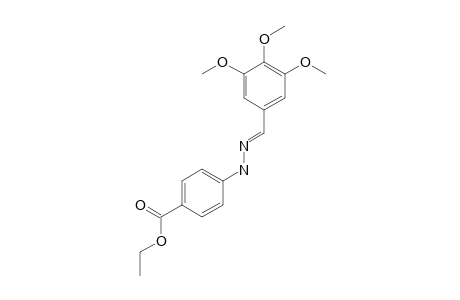 p-[(3,4,5-trimethoxybenzylidene)hydrazino]benzoic acid, ethyl ester