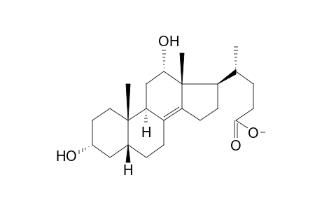 3,12-DIHYDROXY-METHYL-5-BETA-CHOL-8(14)-ENOATE