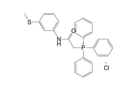 {{[m-(methylthio)phenyl]carbamoyl}methyl}triphenylphosphonium chloride