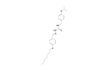 4-(Heptyloxy)benzaldehyde N-(4-isopropoxybenzyl)thiosemicarbazone