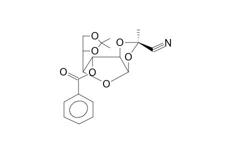 3-O-BENZOYL-5,6-O-ISOPROPYLIDENE-1,2-O-[1-(EXO-CYANO)ETHYLIDENE]-ALPHA-D-GALACTOFURANOSE