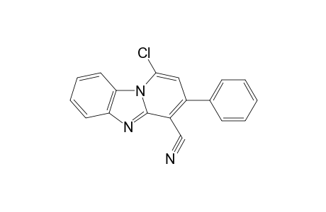 1-Chloro-3-phenylpyrido[1,2-a]benzimidazole-4-carbonitrile