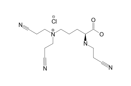 N(ALPHA),N(DELTA),N(DELTA)-TRIS-(2-CYANOETHYL)-ORNITHINE