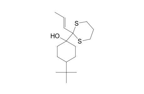 2-(1-propenyl)-2-(1-hydroxy-4-t-butyl-cyclohexyl)-1,3-dithiacyclohexane