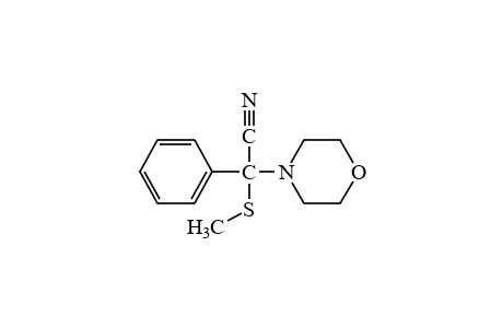 alpha-(METHYLTHIO)-alpha-PHENYL-4-MORPHOLINEACETONITRILE