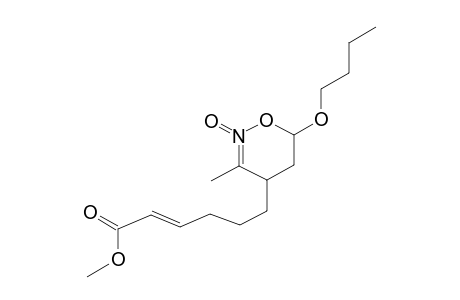 METHYL-REL-(4R,6R)-2-(Z)-6-N-BUTOXY-3-METHYL-2-OXIDO-5,6-DIHYDRO-4H-1,2-OXAZINE-4-HEXENOATE