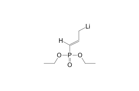 (E)-DIETHYL (3-LITHIUM-1-PROPENYL)PHOSPHONATE