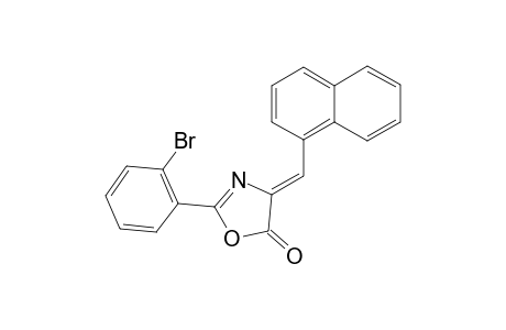 (4Z)-2-(2-Bromophenyl)-4-(1-naphthylmethylene)-1,3-oxazol-5(4H)-one