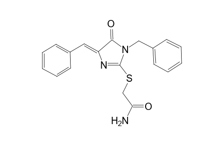 2-(1-benzyl-4-benzylidene-5-oxo-imidazol-2-yl)sulfanylacetamide