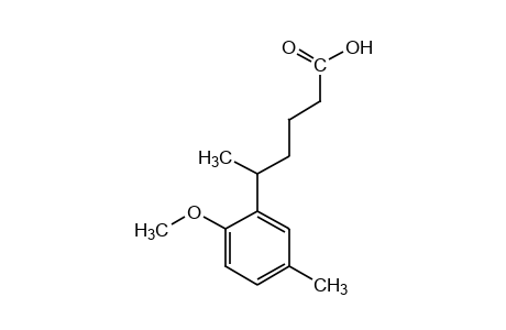 5-(6-methoxy-m-tolyl)hexanoic acid