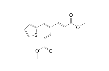 Hepta-2,5-dienoic acid, 4-(2-thienylmethylene)-, dimethyl ester