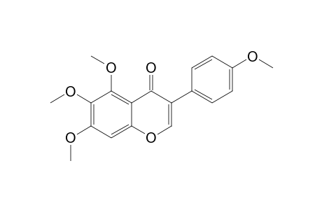 5,6,7,4'-TETRAMETHOXY-ISOFLAVONE