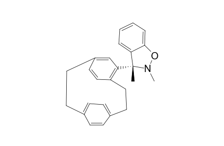 (3R*)-2,3-DIMETHYL-3-((4S*)-(4'-[2.2]-PARACYCLOPHANYL)-2,3-DIHYDROBENZO-[D]-ISOXAZOLE