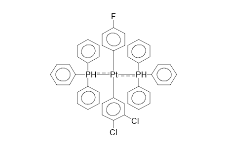 TRANS-BIS(TRIPHENYLPHOSPHINE)(3,4-DICHLOROPHENYL)(4-FLUOROPHENYL)PLATINA