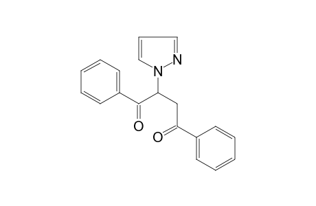 1,4-Diphenyl-2-(1-pyrazolyl)butane-1,4-dione