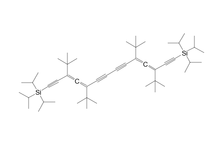 3,5,10,12-tetrkis(t-Butyl)-1,14-bis(triisopropylsilyl)tetradeca-3,4,10,11-tetraene-1,6,8,13-tetrayne