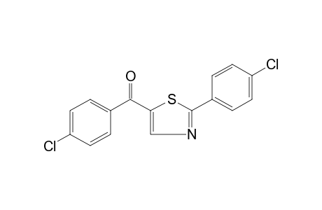 p-CHLOROPHENYL 2-(p-CHLOROPHENYL)-5-THIAZOLYL KETONE