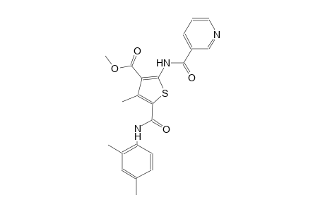 methyl 5-[(2,4-dimethylanilino)carbonyl]-4-methyl-2-[(3-pyridinylcarbonyl)amino]-3-thiophenecarboxylate