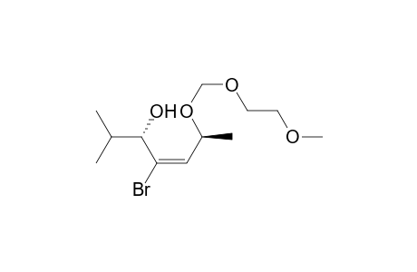 (3S,4E,6S)-4-bromo-6-[(2-methoxyethoxy)methoxy]-2-methyl-4-hepten-3-ol