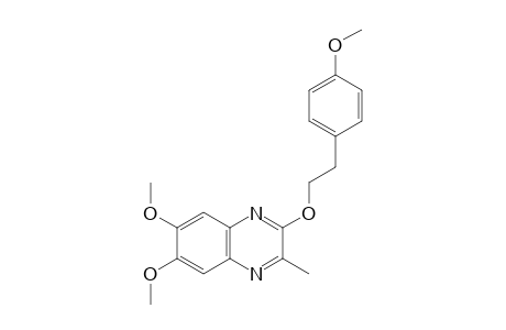 6,7-dimethoxy-2-[(p-methoxyphenethyl)oxy]-3-methylquinoxaline