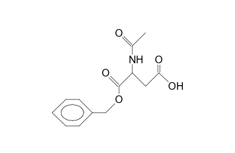 2-Acetamido-succinic acid, benzyl ester