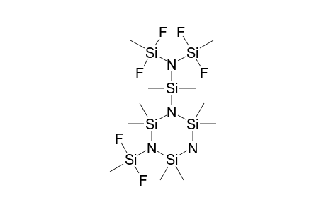 1-([BIS-(FLUORODIMETHYLSILYL)-AMINO]-DIMETHYLSILYL)-3-(FLUORODIMETHYLSILYL)-2,2,4,4,6,6-HEXAMETHYLCYCLOTRISILAZANE