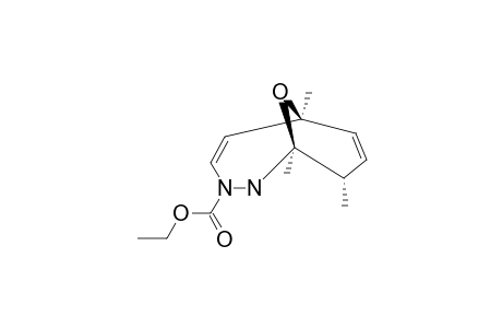 [1-ALPHA,6-ALPHA,9-BETA]-1,6,9-TRIMETHYL-3-ETHOXYCARBONYL-10-OXA-2,3-DIAZABICYClO-[4.3.1]-DECA-4,7-DIENE