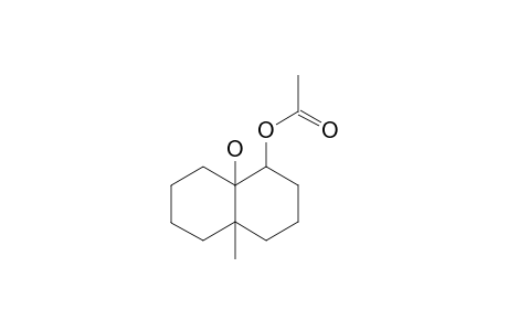 (4A-ALPHA,5-ALPHA,8A-ALPHA)-5-ACETOXY-8A-METHYL-DECAHYDRO-NAPHTHALEN-4A-OL